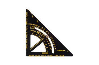 Stanley Rafter Square Aluminium Contractor Grade W/ Adjustable Arm AF 6'' 46-053