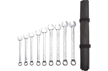 Stanley 9Pc Spanner Set Ring & Open End Jumbo AF 96-217