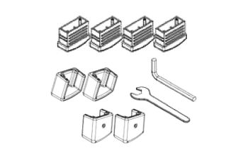 Werner Replacement Feet Kit For Werner MT & Bailey BXS Series Ladders SP15-011AZ
