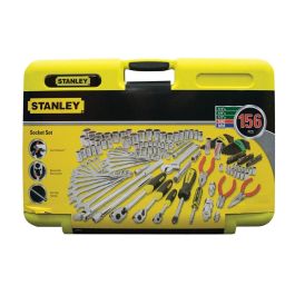 Stanley Steckschlüssel-Set SAE – 10-teilig, 1/10,2 Cm Antrieb, Chrom-Vanadium