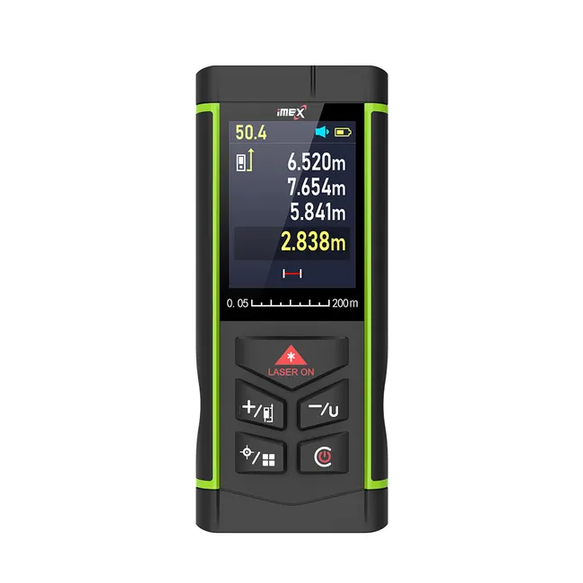 Imex 200m Red Beam Laser Distance Measurer W/Camera 008-BE200RC