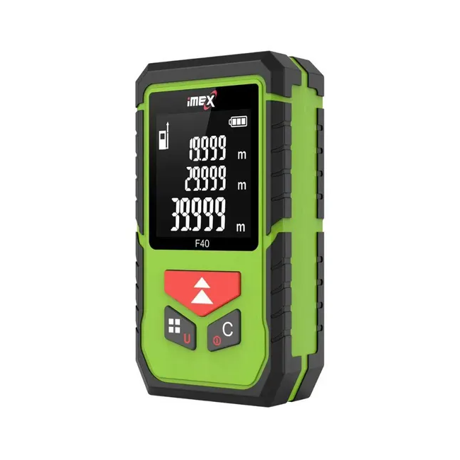 Imex 40m Red Beam Laser Distance Meter 008-BE40