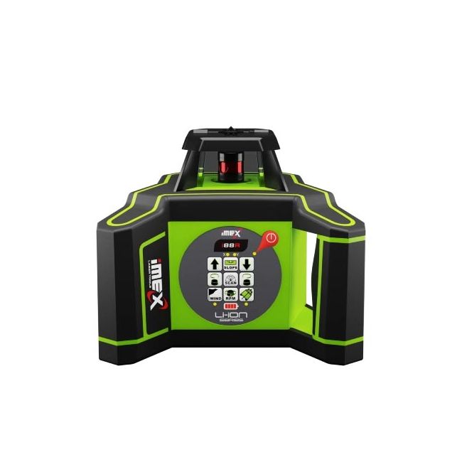 Imex I88R Red Beam Rotating Laser - LRX10 Receiver 012-I88R