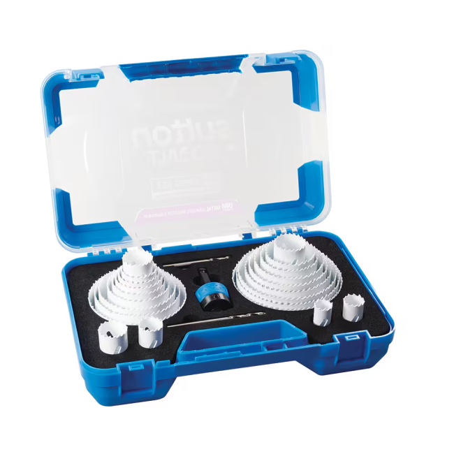 Sutton 26PC 19-121MM Bi-Metal Cobalt Holesaw Set H125SG26A 
