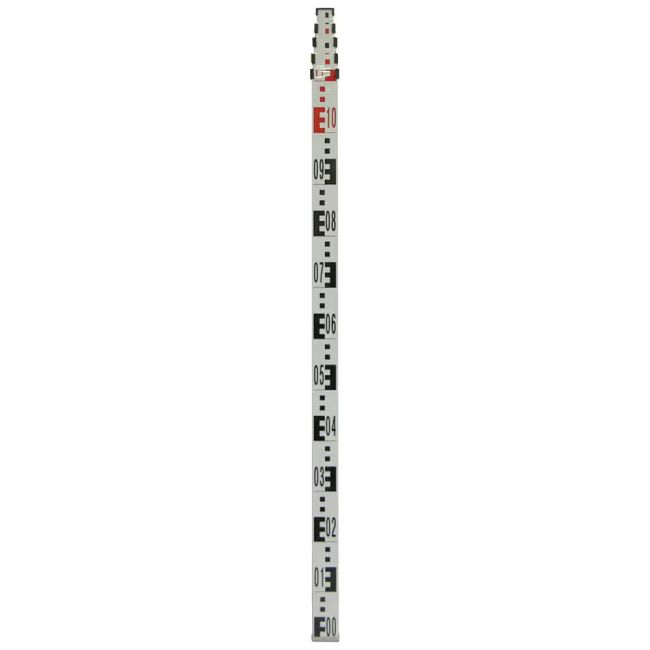 Topcon 7.6M 6 Section “E” Face Fiberglass Staff 07-10-06-907M