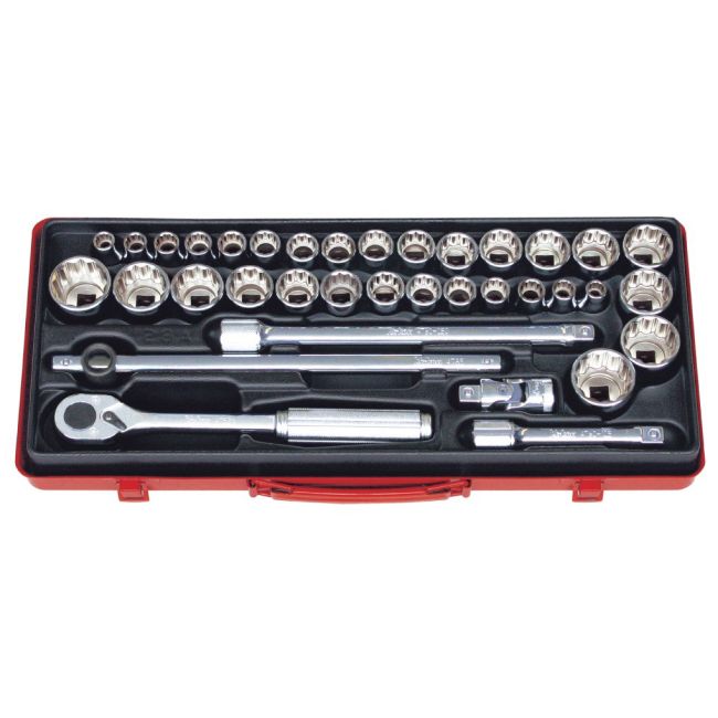 Koken 36PC 1/2"Dr 10-32MM AF/Metric Socket Set KO4279AM