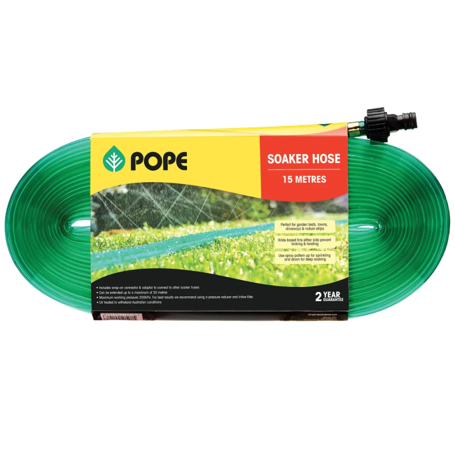 Pope 15m Soaker Hose UV Stabilised 1011542