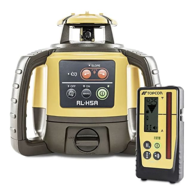 Topcon RL-H5A Rotating Laser (Rechargeable Battery With Premium - LS100D Receiver) 1021200-10