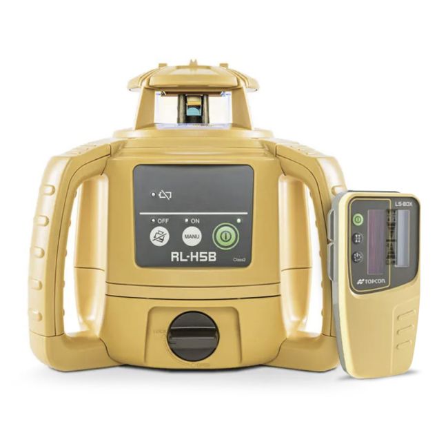 Topcon RL-H5B Rotating Laser (Dry Battery With Standard - LS-80X Receiver) 1021200-71