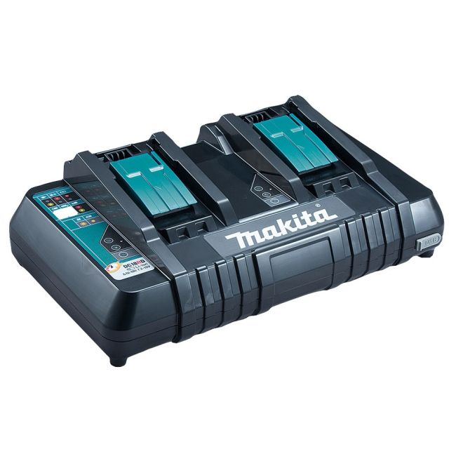 Makita Dual Battery Rapid Charger Cordless 18v LXT Li-Ion DC18RD