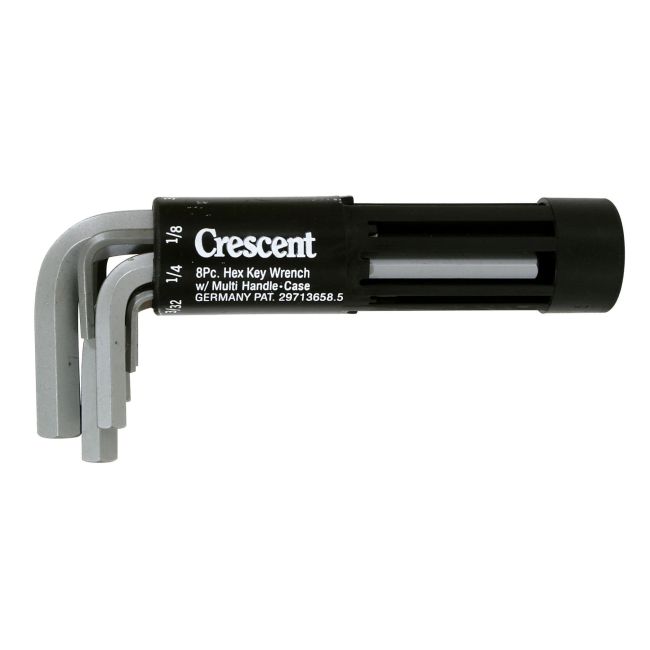 Crescent 8 Piece Imperial Hex Key Set SAE CHKLI8
