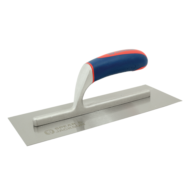 Spear & Jackson Float Plasterers 330X117MM Stainless Steel Blade Soft Grip Handle SJ-10613SF