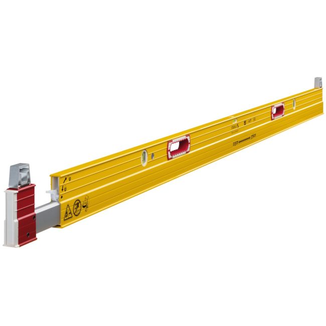 Stabila 1830mm/3150mm 3 Vial Telescopic Spirit Level 106T/183-315