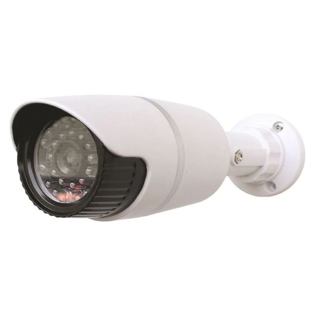 Q-SEE Security Camera Realistic Dummy Decoy W/ Flashing Red LED QSA78