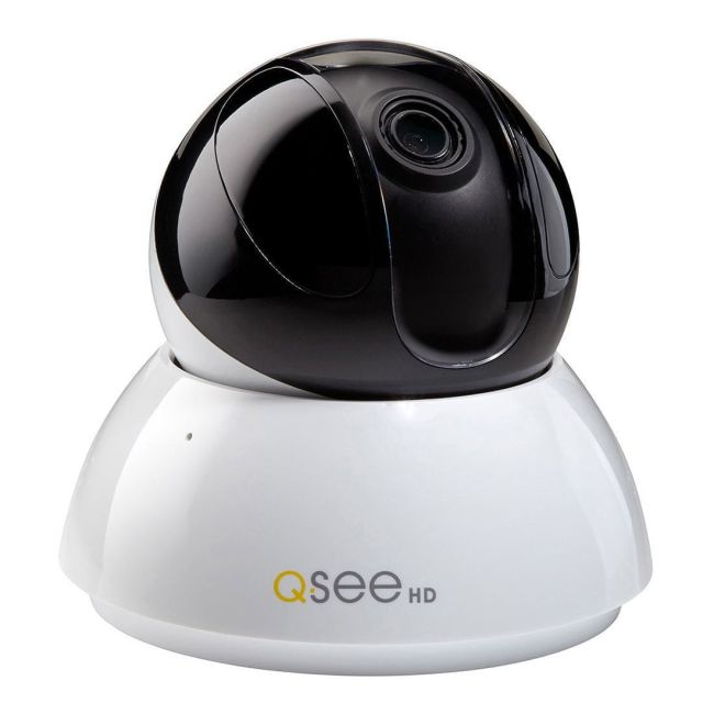 Q-SEE Security Camera Motorized Pan Tilt 4MP Resolution WiFi QCW4MP1PT