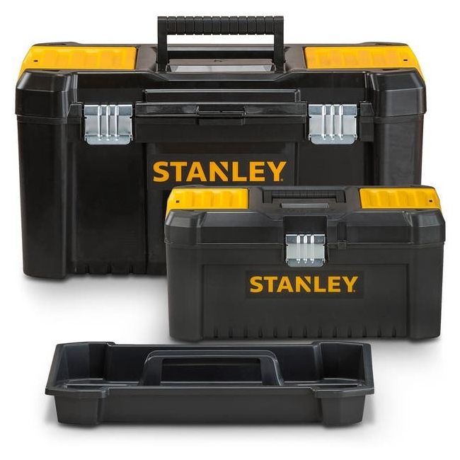 Stanley 480mm Essentials Plastic Toolbox With Toolbox STST1-75772