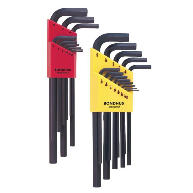 Bondhus Hex Key Set 13 Piece METRIC/SAE BD22199 HLX22
