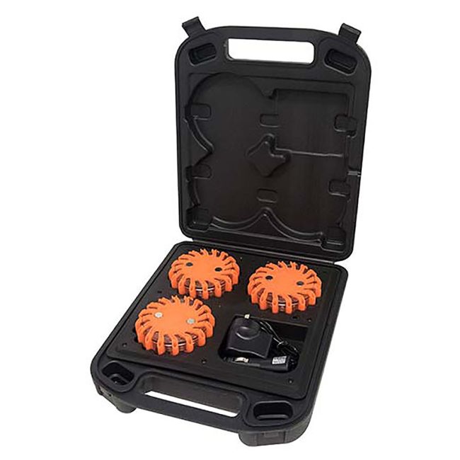 Silvan Selecta Warning Hazard Lights Magnetic 3 Piece Rechargeable WL003