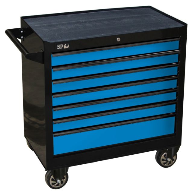 SP Tools Tool Box Roller Cabinet 7 Drawer 853W X 459D X 779H (Mm) SP40126
