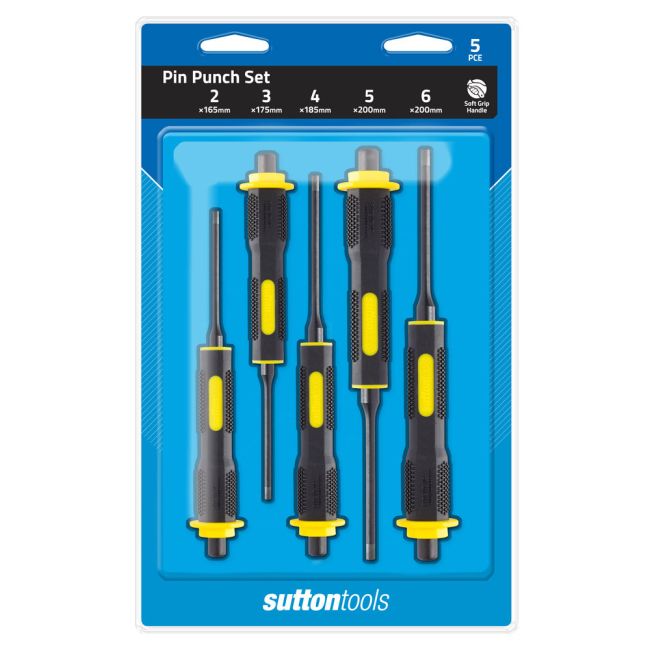 Sutton 2-6mm Pin Punch Set - 5 Piece M7060005