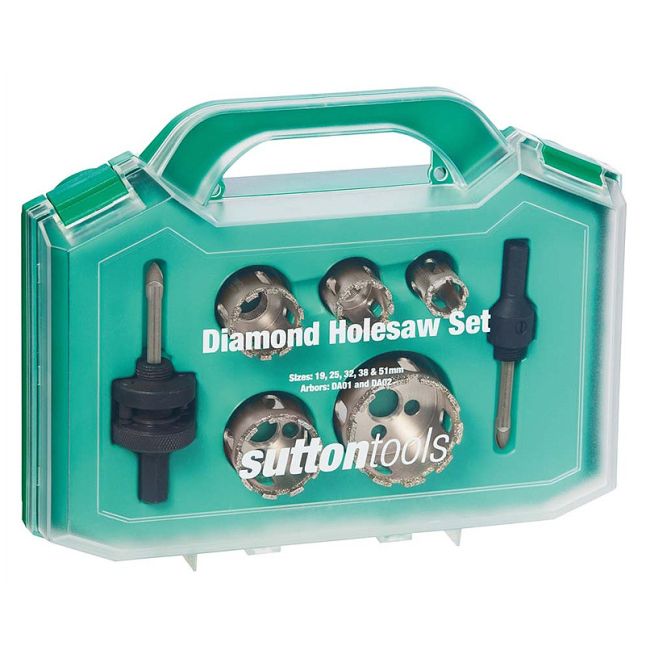 Sutton 19-51mm Diamond Grit Holesaw Set - 5 Piece H1150007