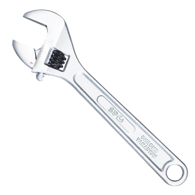 SP Tools Wrench Adjustable 375Mm Chrome Finish SP18037