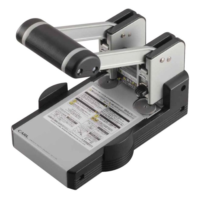Carl Paper Punch 2 Holes 100 Sheets Puncher Self -Centering Gauge HD-410N