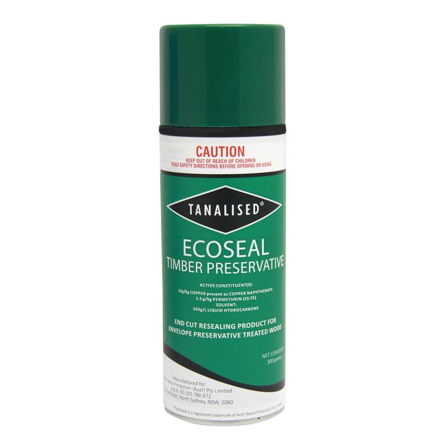 Tanalised ECOSEAL Timber Preservative Spray 300 Grams End Cut Resealing ECOSEAL