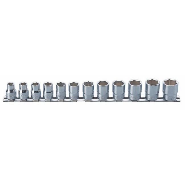 Koken Socket Set On Rail 3/8Dr.12PT 8-19MM 12PC KORS3405M/12