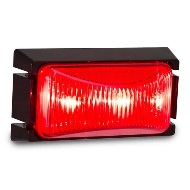 AutoKing Marker Lamp 3 LED Red Suits 12v & 24v LEDCLR