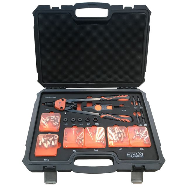 SP Tools Nut Riveter Set 14 Piece M3-M10 SP69016