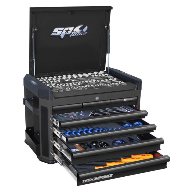 SP Tools 281Pc Metric/Sae Tech Series Tool Kit Diamond Black SP52255D