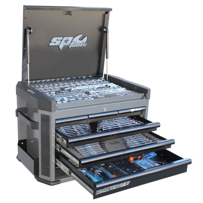 SP Tools 335Pc Metric & Sae Tech Series Tool Kit Diamond Black SP52275D