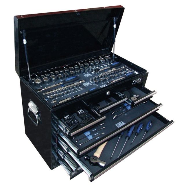 SP Tools 205Pc Metric/Sae Custom Series Tool Kit SP50099