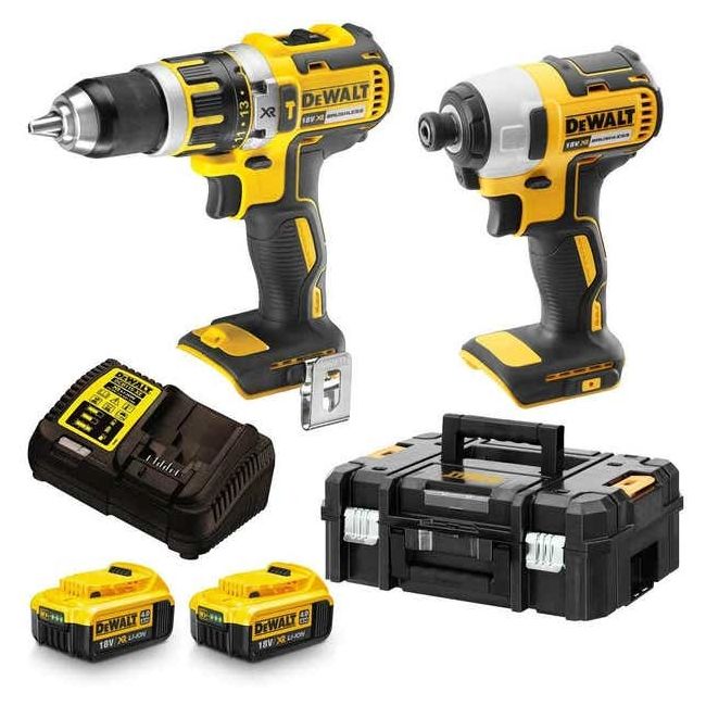 DEWALT 18V XR 2 PIECE COMBO KIT â€“ 4.0AH DCK2066M2T-XE