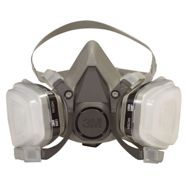 3M Respirator Reusable Painting Valved Safety Mask NIOSH Approved 6211P1