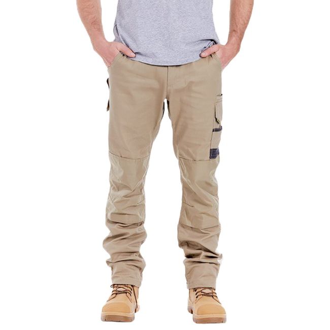 Tradie MJ3201SE/82 Cargo Pants Slim 82R/32 Fit Flex KHAKI MJ3201SE/82