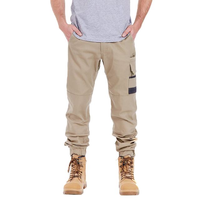 Tradie MJ3351SE/87 Flex Cuffed Skinny Pant 87R/34 KHAKI Slim Fit MJ3351SE/87