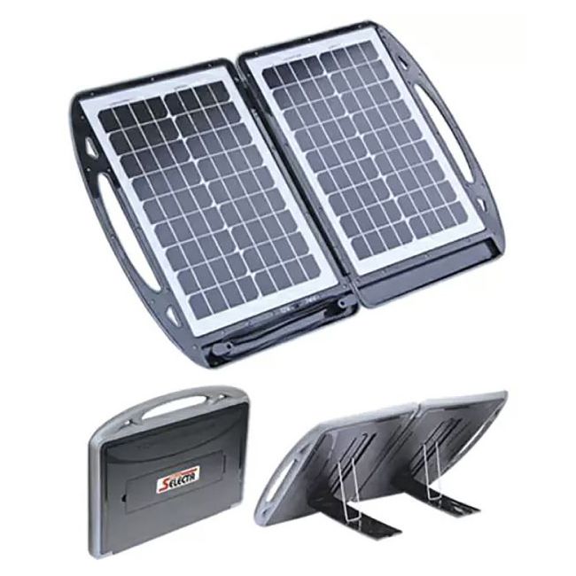 Silvan Secure Solar Panel Watt Charger Compact & Portable SOLAR-35W