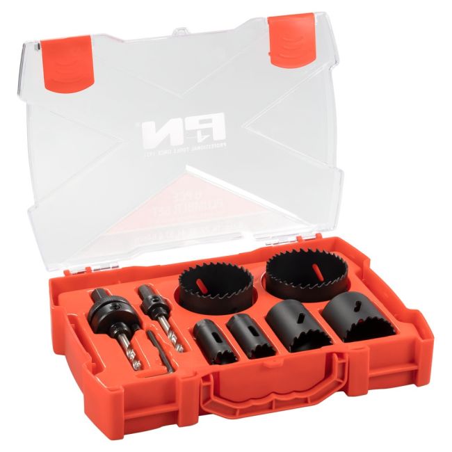 P&N Holesaw Set Plumber's 6 Piece 19-63mm Bi-Metal HSS 166044663