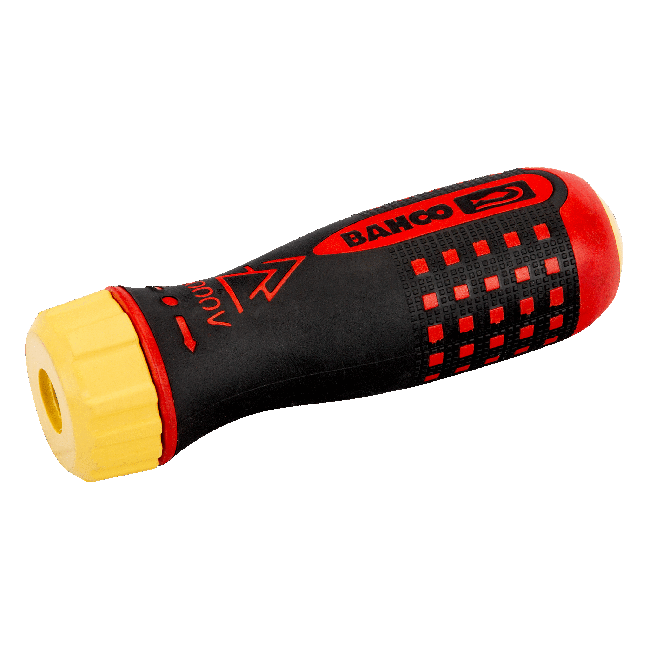 Bahco Replacement Insulated Ratchet Handle with patented PUSH button blade release 808060