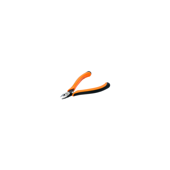 Bahco Ergo plier, side cutter with lead catchers, oval head, 120mm, ergo sleeves with opening spring, micro bevel 4130