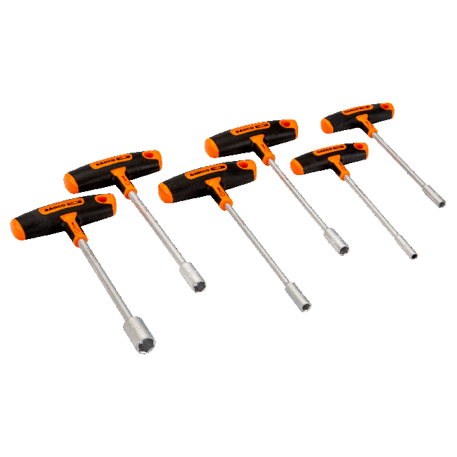 Bahco 6 piece T-Handle Nut Driver Screwdriver Set 903T-3