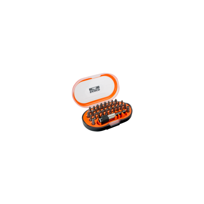 Bahco 31 piece Bit Set.  Set contains:  PH, PZ, TR 59S/31-3