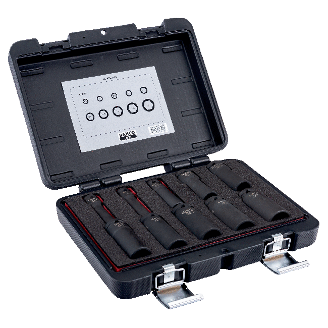 Bahco 1/2" 10 Pieces Imperial Impact Socket Set K7806Z/10