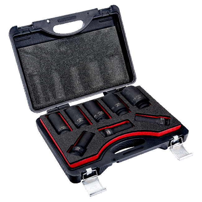 Bahco 3/4" Metric Impact Socket Set - Deep Impact - 8 Piece  K8906M/8