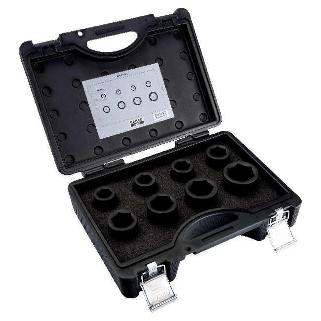 Bahco 8 Piece 3/4" Metric Impact Socket Set K8901M/8