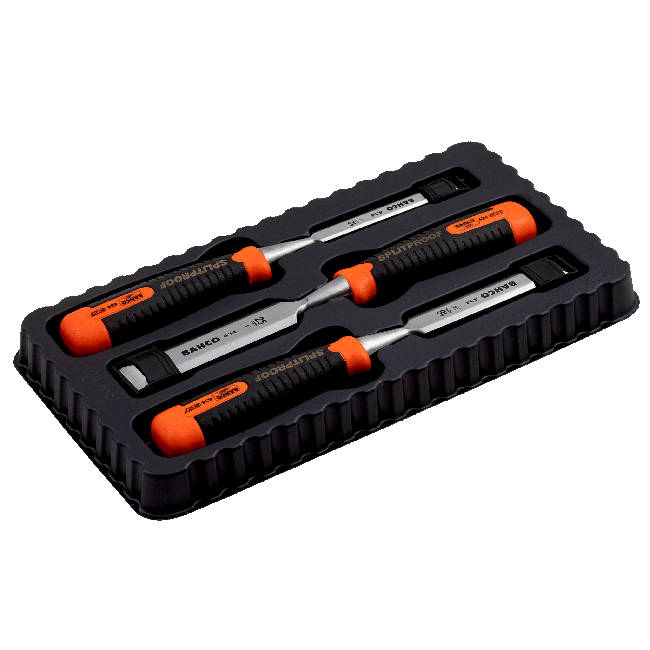 Bahco Chisel set 3 piece Splitproof Handles 434-S3-EUR