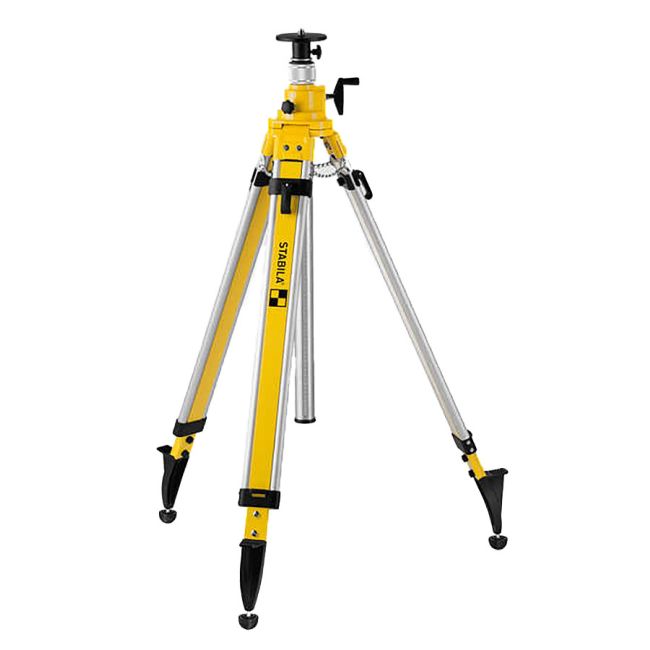 Stabila BST-K-L Builder's Tripod with Leg Break & Air Lift Heavy-Duty Aluminium Laser Tripod