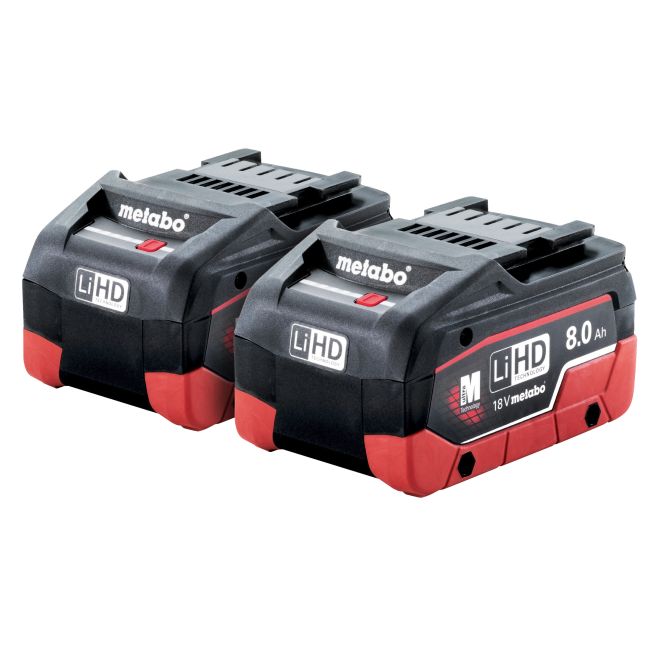 Metabo 18V 8.0 AH Twin Battery Pack AU32102800